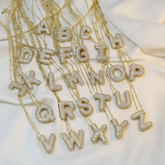Collar Letra Acero Inoxidable