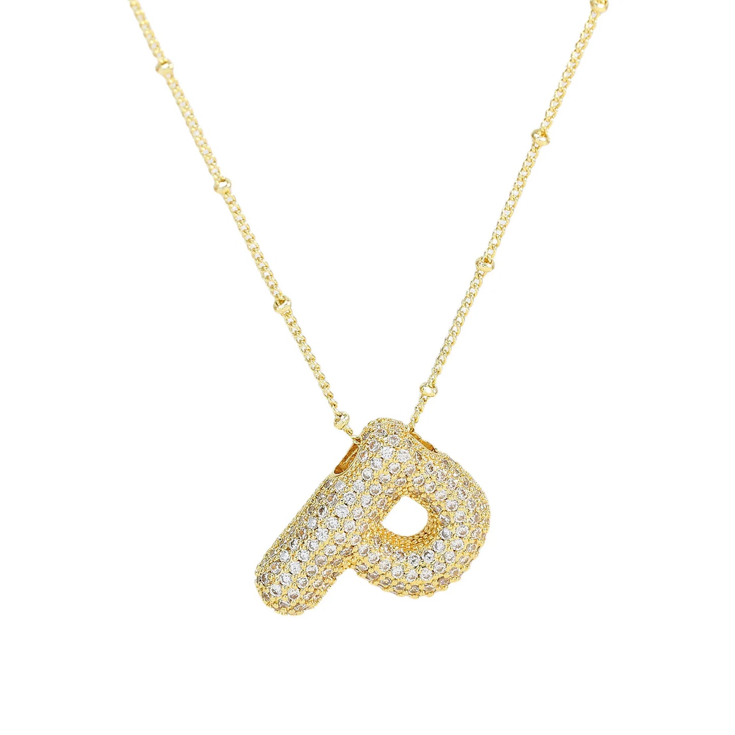 Collar Letra Acero Inoxidable