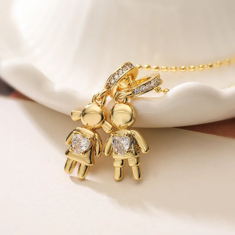 Collar Niño Niña Dorado