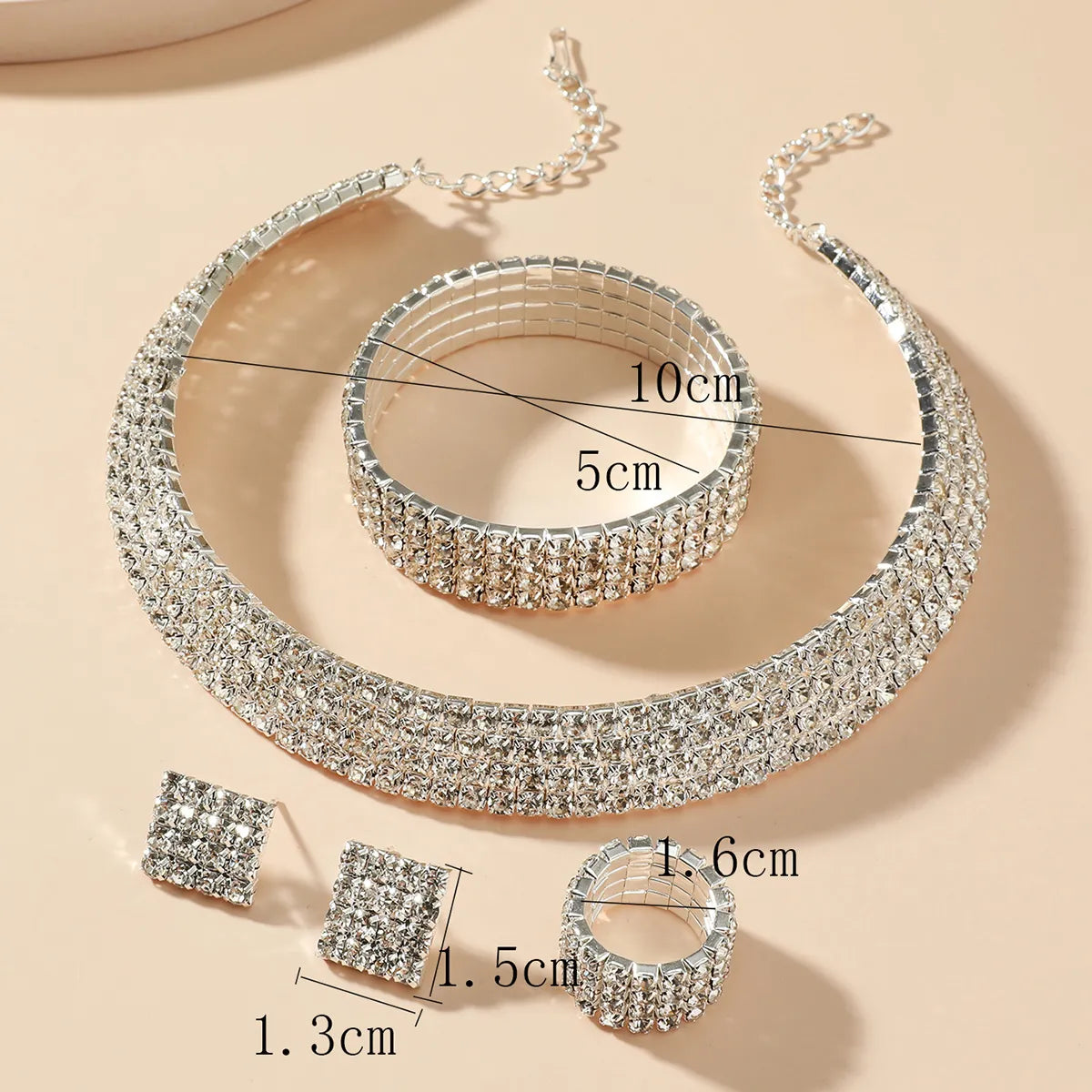 Set Collar 4 Filas Elegante