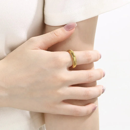 Anillo Minimalista Acero Inoxidable