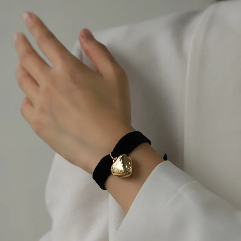 Pulsera Tela Lindo Dulce Corazón