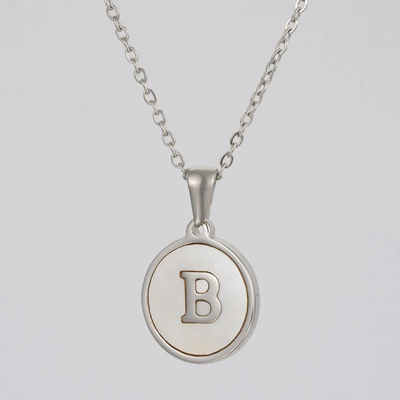 Collar Letra Acero Inoxidable