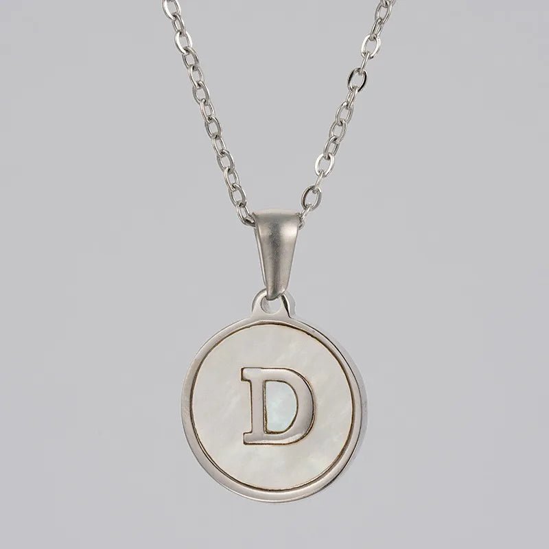 Collar Letra Acero Inoxidable