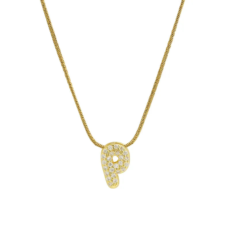 Collar Letra Acero Inoxidable