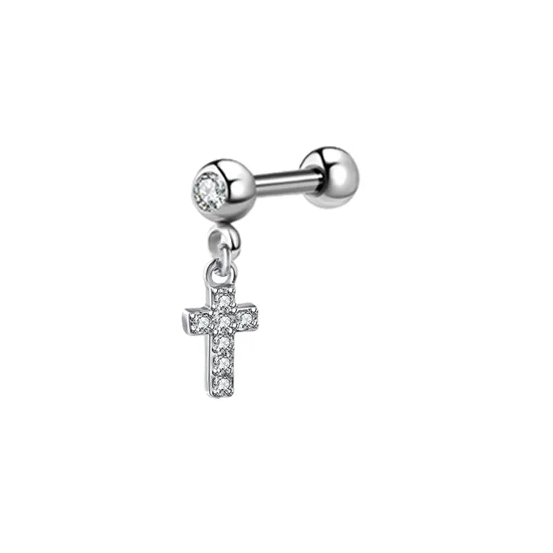 Piercing Cruz Acero Inoxidable
