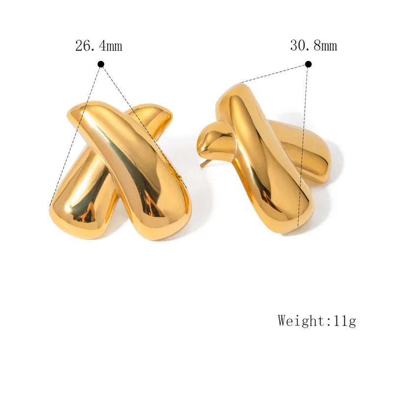 Aretes Estilo Vintage Acero Inoxidable