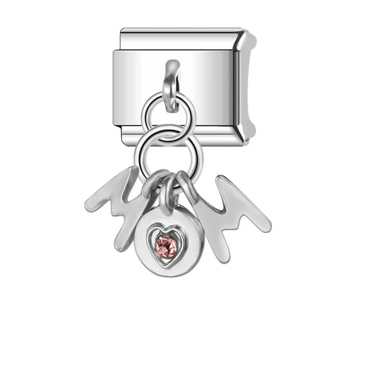 Charm Italiano Mom Acero Inoxidable
