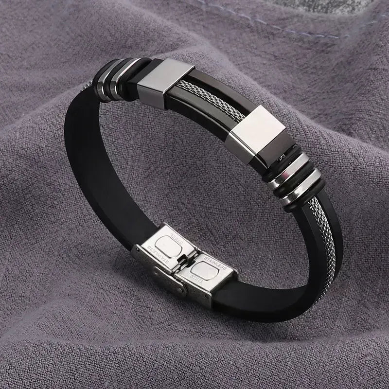 Brazalete Acero Inoxidable Gel De Sílice