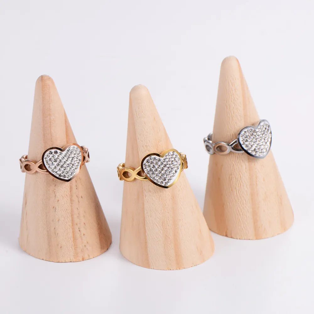 Anillo Corazón Acero Inoxidable