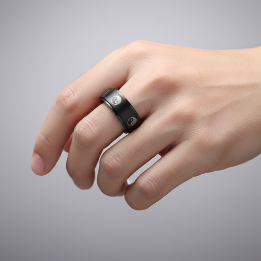 Anillo Signo Armonía Giratorio