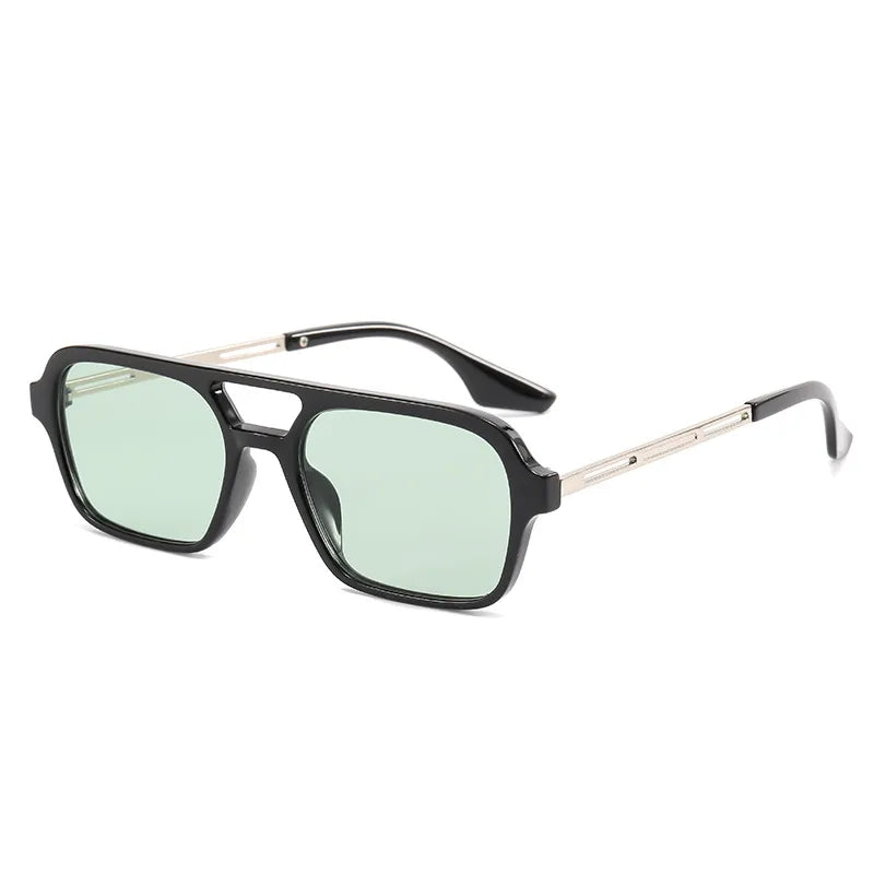 Gafas Verde Montura Negra