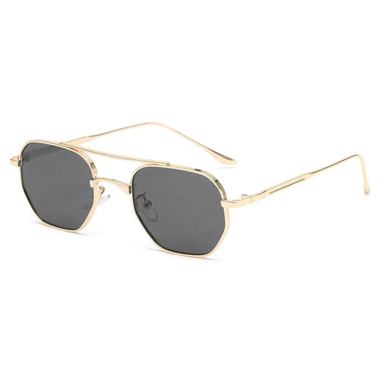 Gafas Gris Marco Dorado