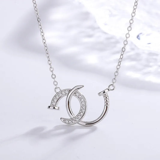 Collar Clavos Plata De Ley 925