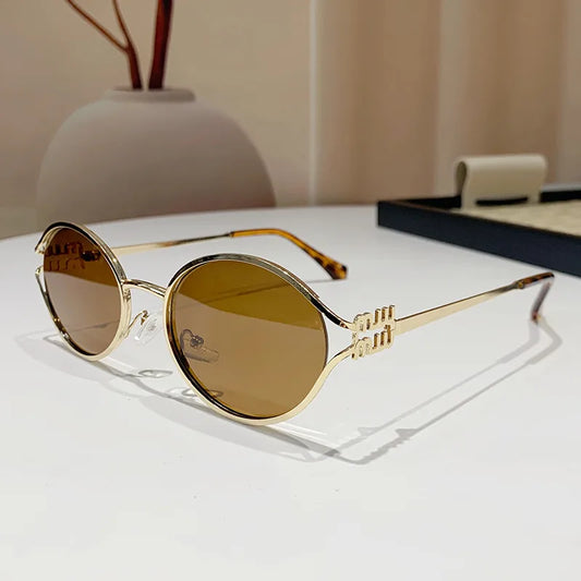 Gafas Café Marco Ovalado Dorado