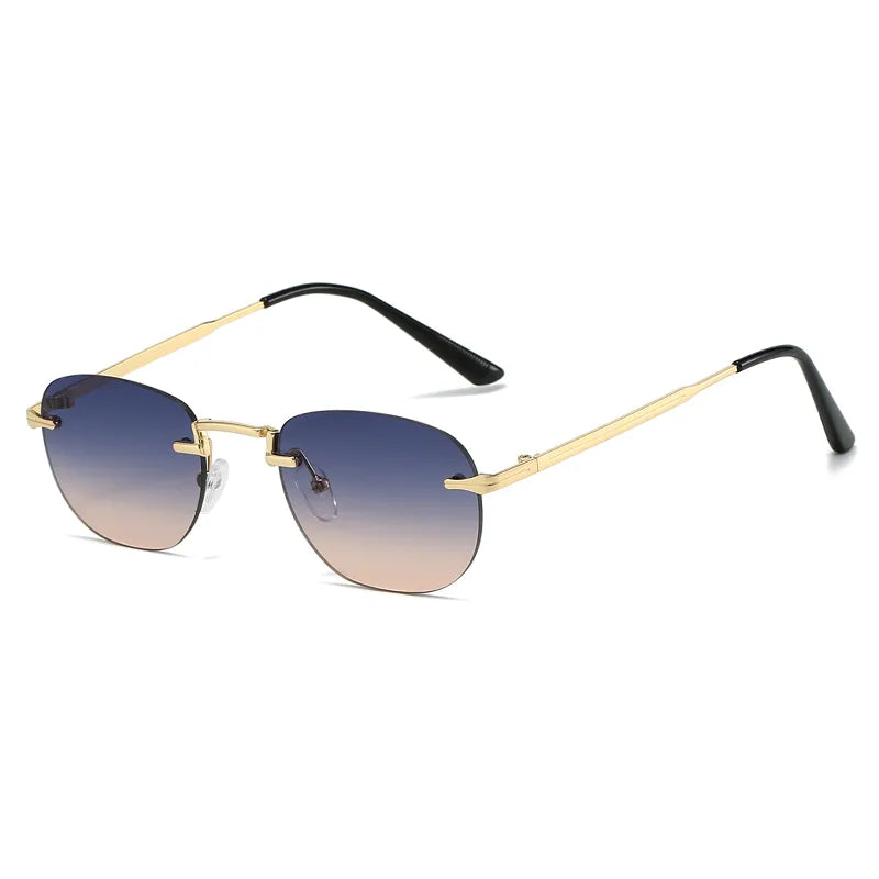Gafas Retro Morado Sin Marco