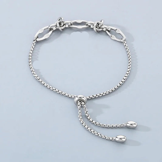 Pulsera Cadena Deslizante Acero Inoxidable