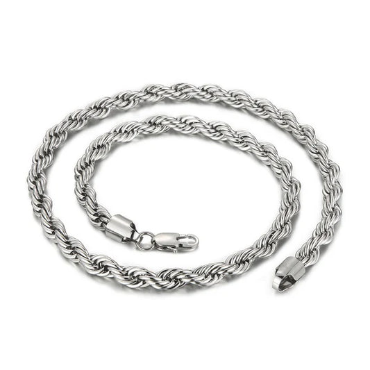 Cadena Simple Giro Acero Inoxidable