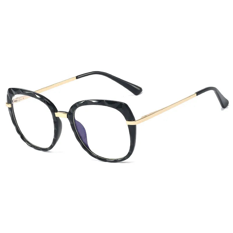 Gafas De Cristal Facetadas Anti-luz Azul