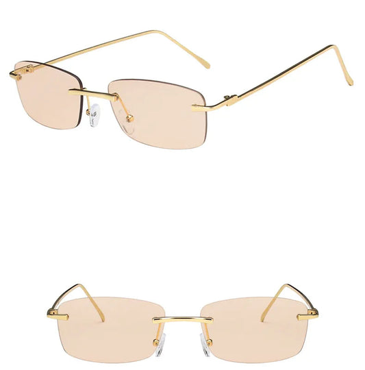 Gafas Sin Marco Rectangular