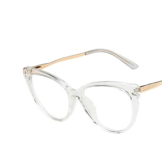 Gafas Transparentes con Dorado