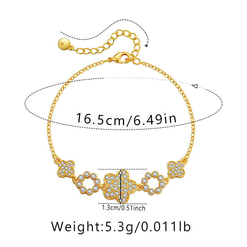 Pulsera Trébol Cuatro Hojas