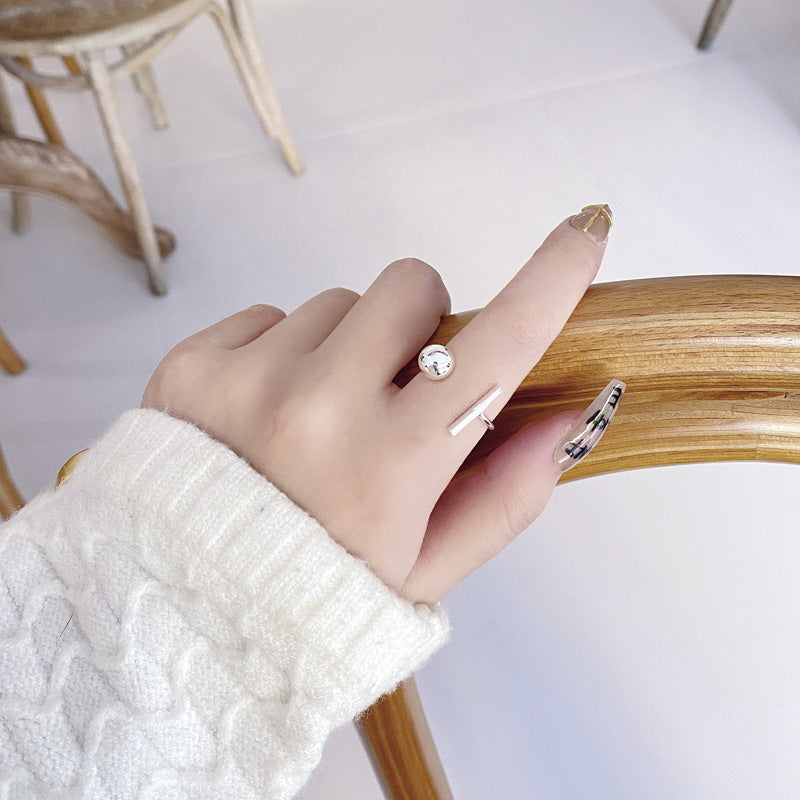 Anillo Bola Plata De Ley 925