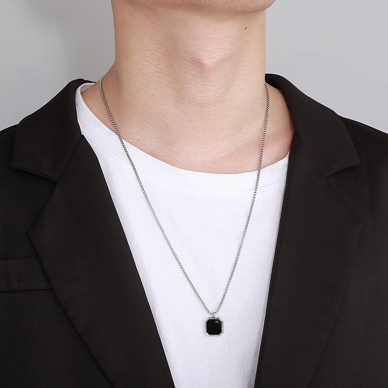 Collar Punk Cuadrado Acero Inoxidable