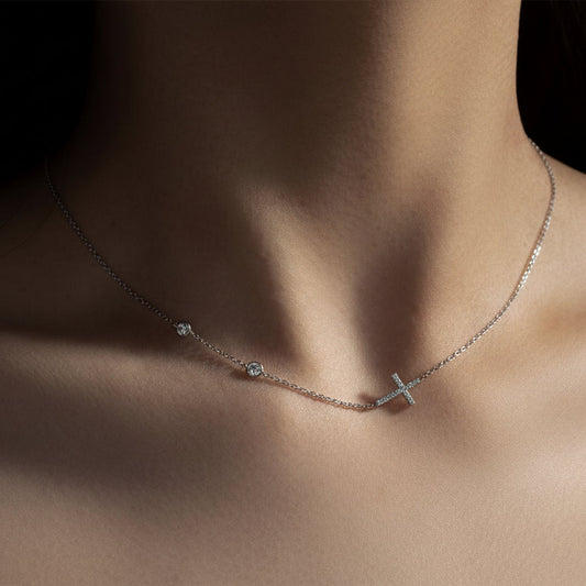 Collar Cruz Plata 925