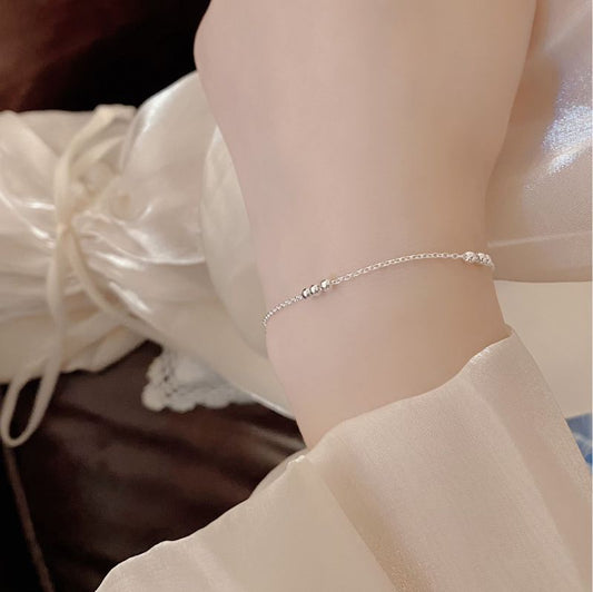 Pulsera Bolitas Plata De Ley 925