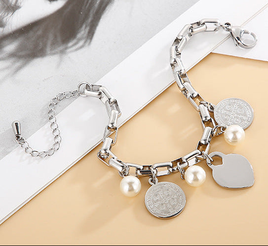 Pulsera San Benito Acero Titanio