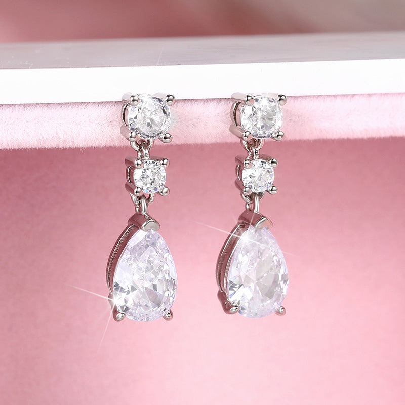 Aretes Gota Fiesta Cobre