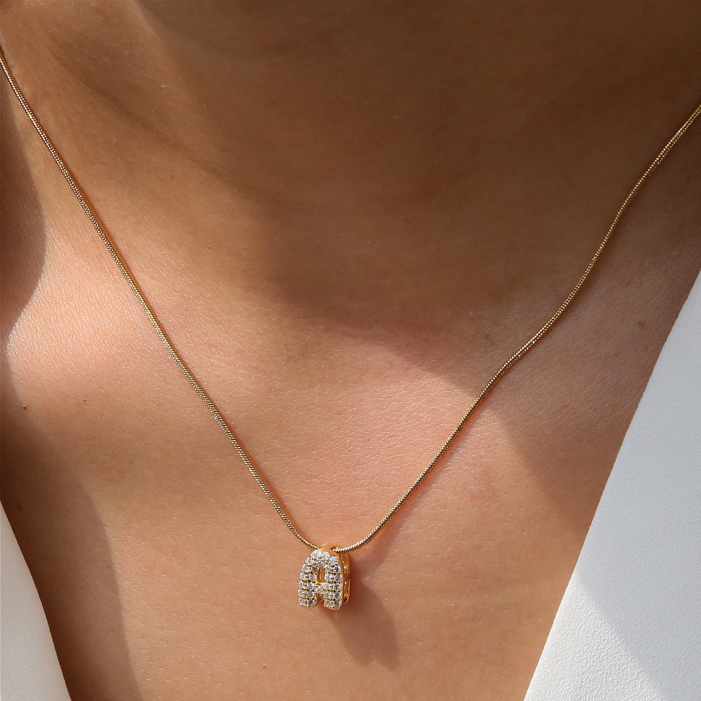 Collar Letra Acero Inoxidable