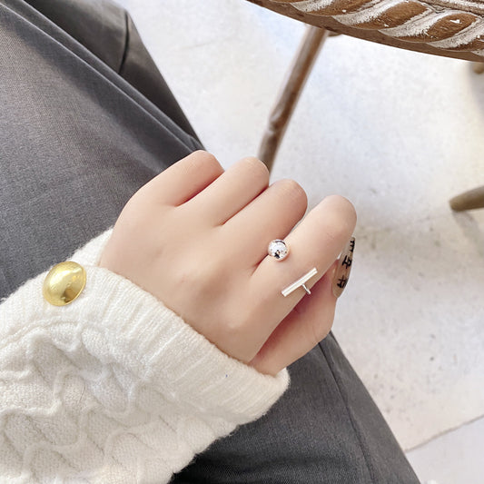 Anillo Bola Plata De Ley 925