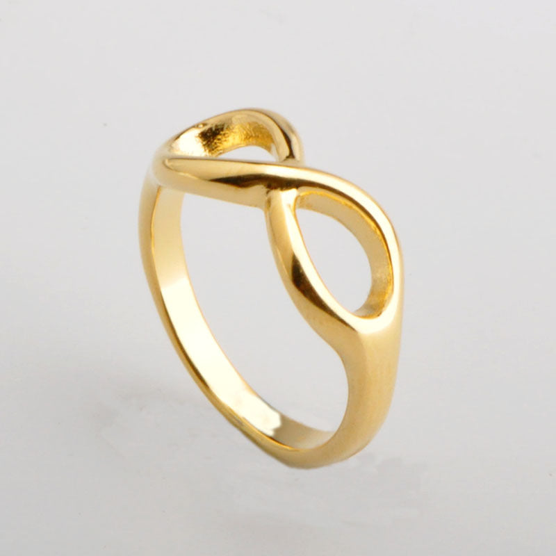 Anillo Infinito Acero Titanio