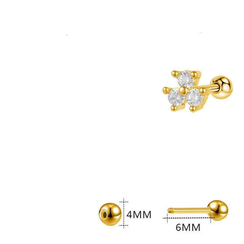 Piercing Dorado Acero Inoxidable