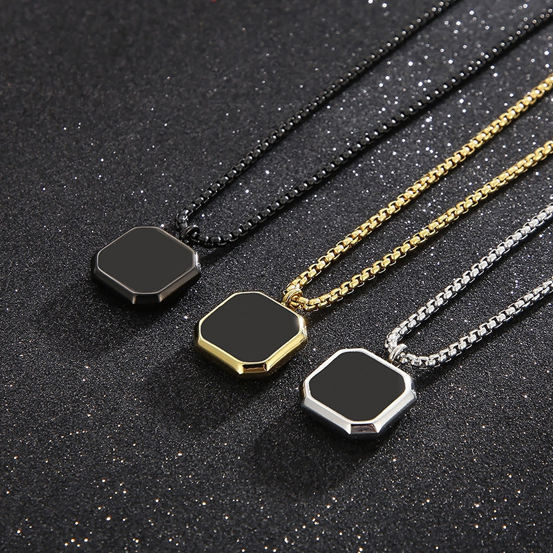 Collar Punk Cuadrado Acero Inoxidable