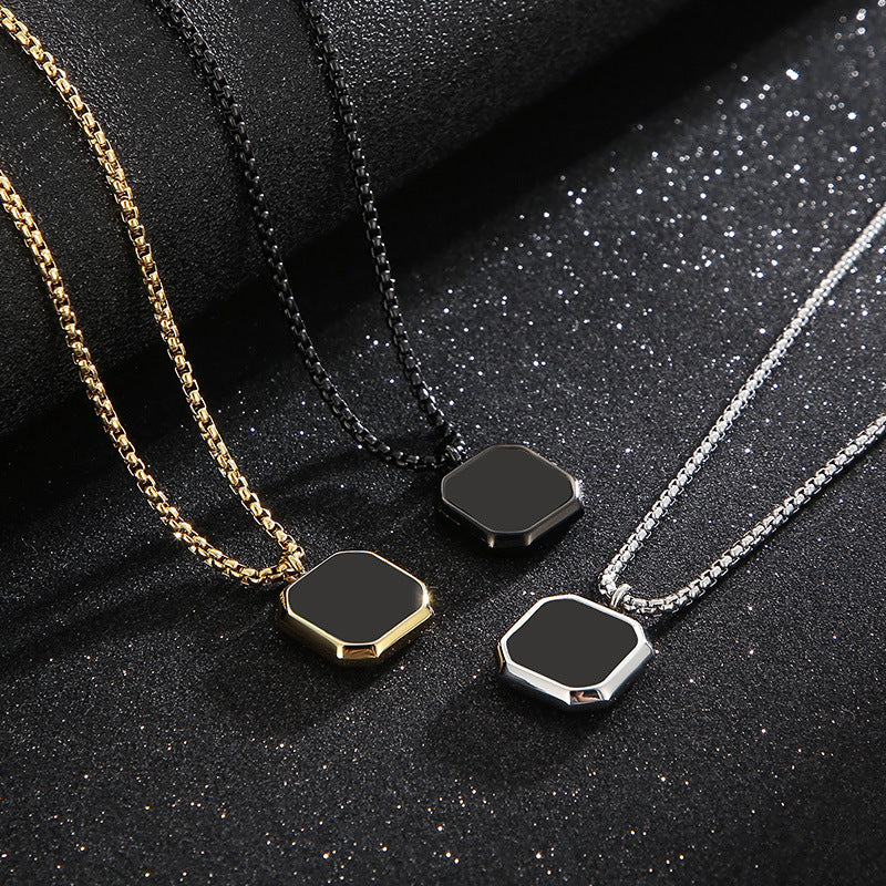 Collar Punk Cuadrado Acero Inoxidable
