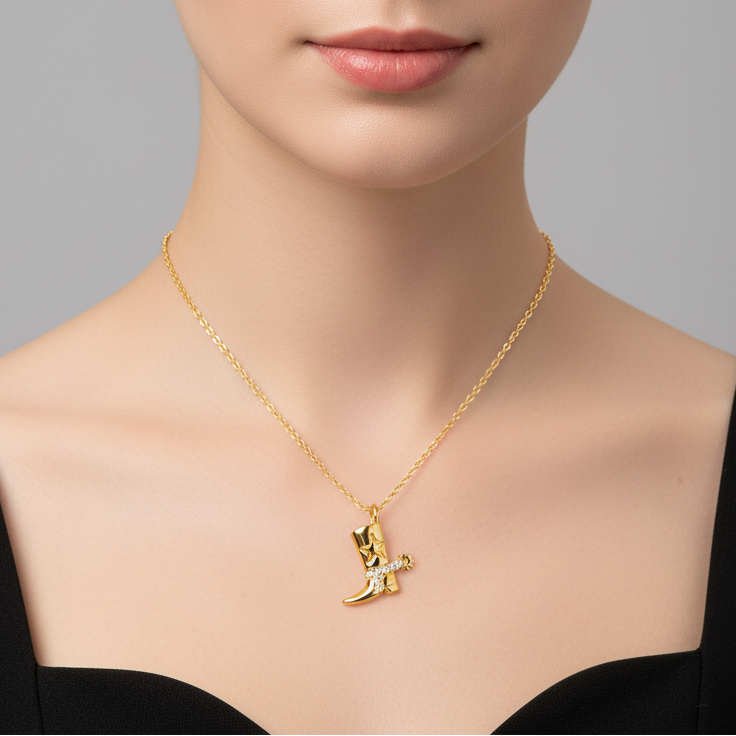 Collar Bota Acero Inoxidable