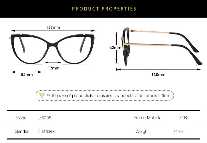 Gafas Ojo De Gato Anti Luz Azul