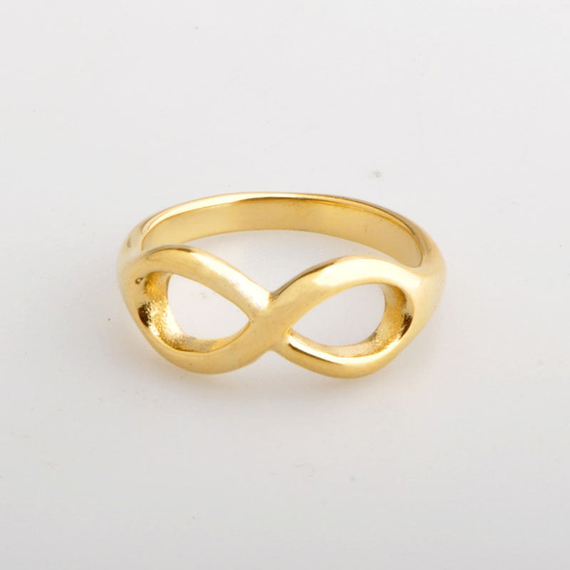 Anillo Infinito Acero Titanio