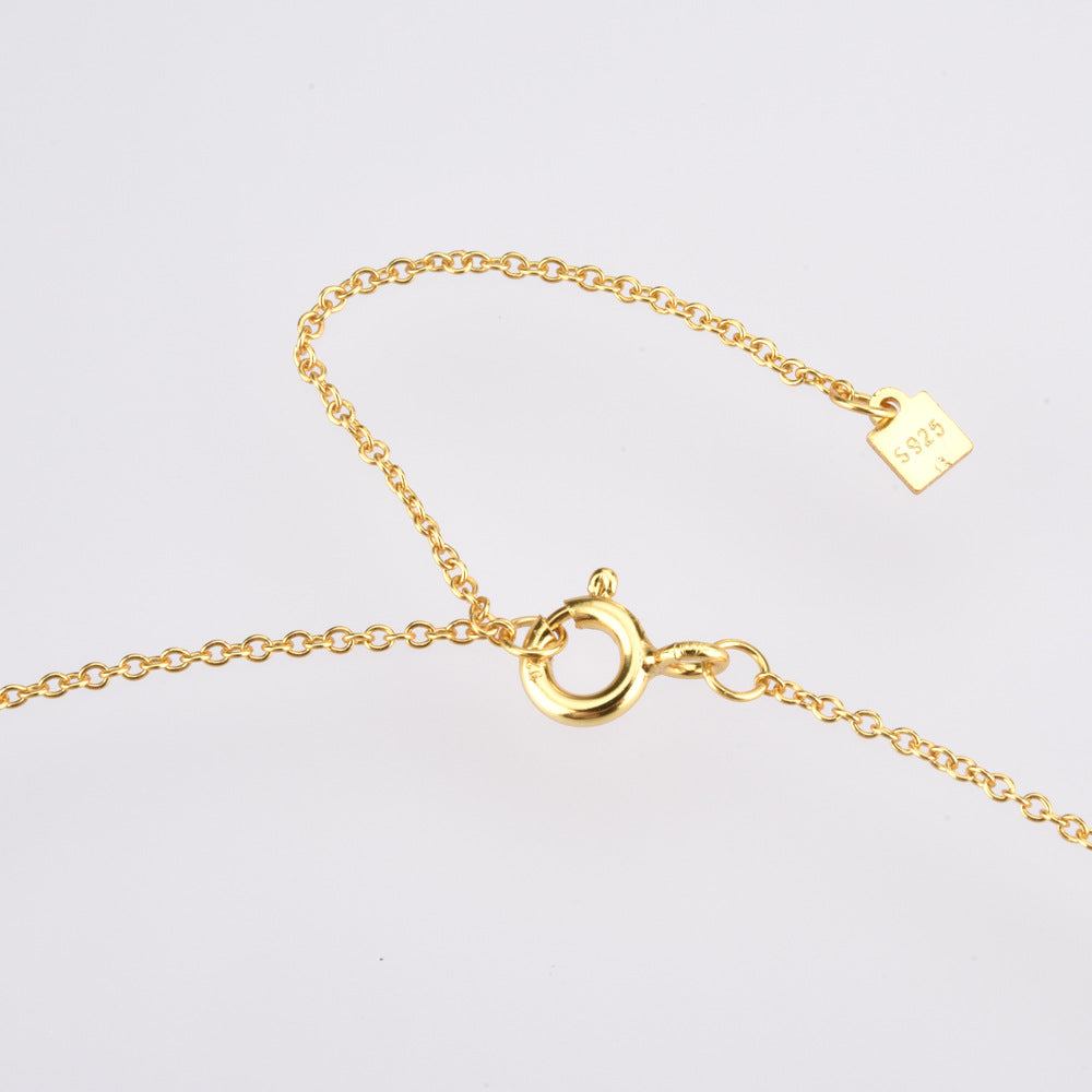 Collar Luna Estrella Plata De Ley 925