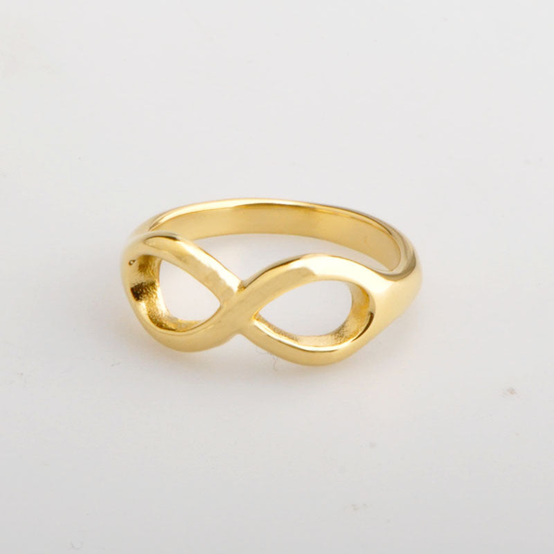 Anillo Infinito Acero Titanio