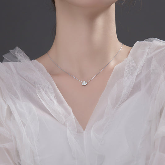 Collar Corazones Plata 925