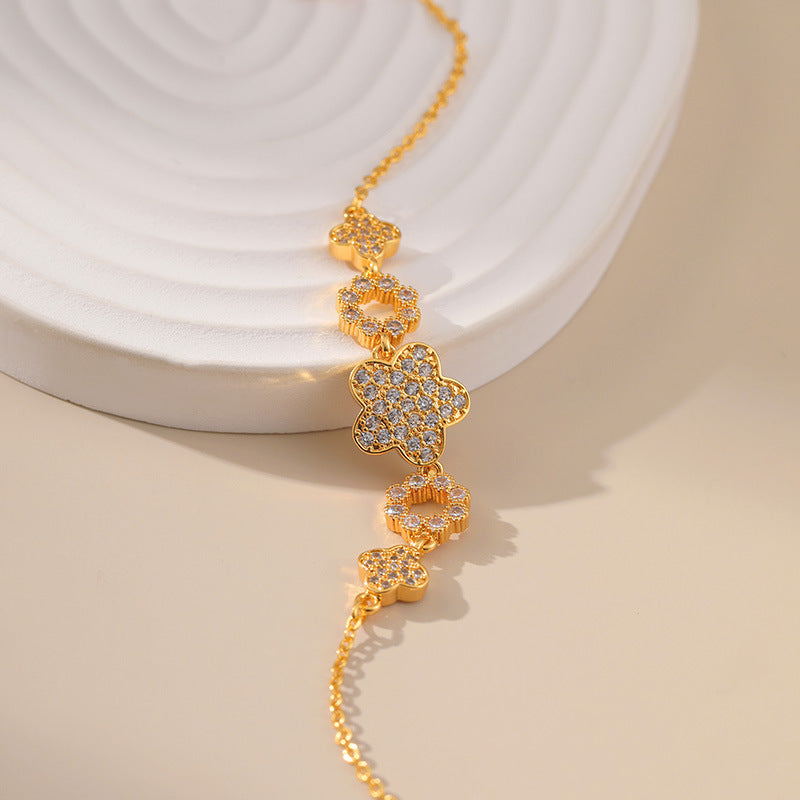 Pulsera Trébol Cuatro Hojas