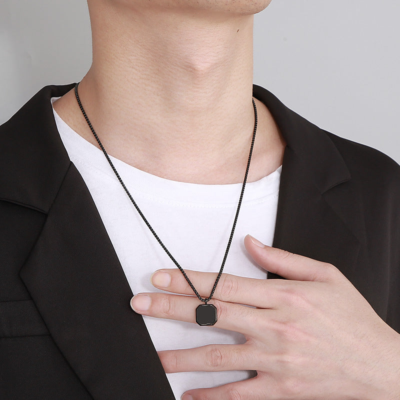 Collar Punk Cuadrado Acero Inoxidable