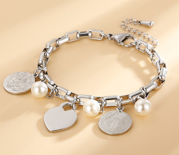 Pulsera San Benito Acero Titanio