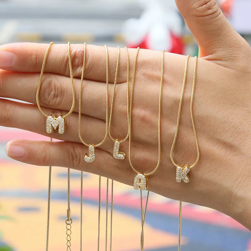 Collar Letra Acero Inoxidable