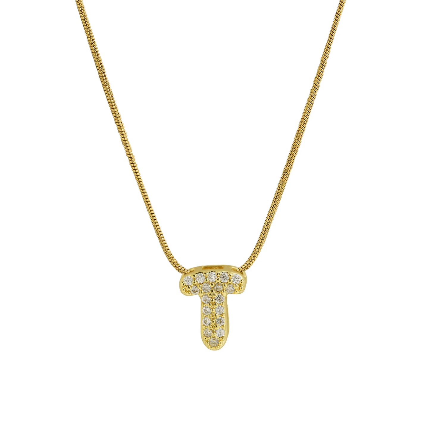 Collar Letra Acero Inoxidable