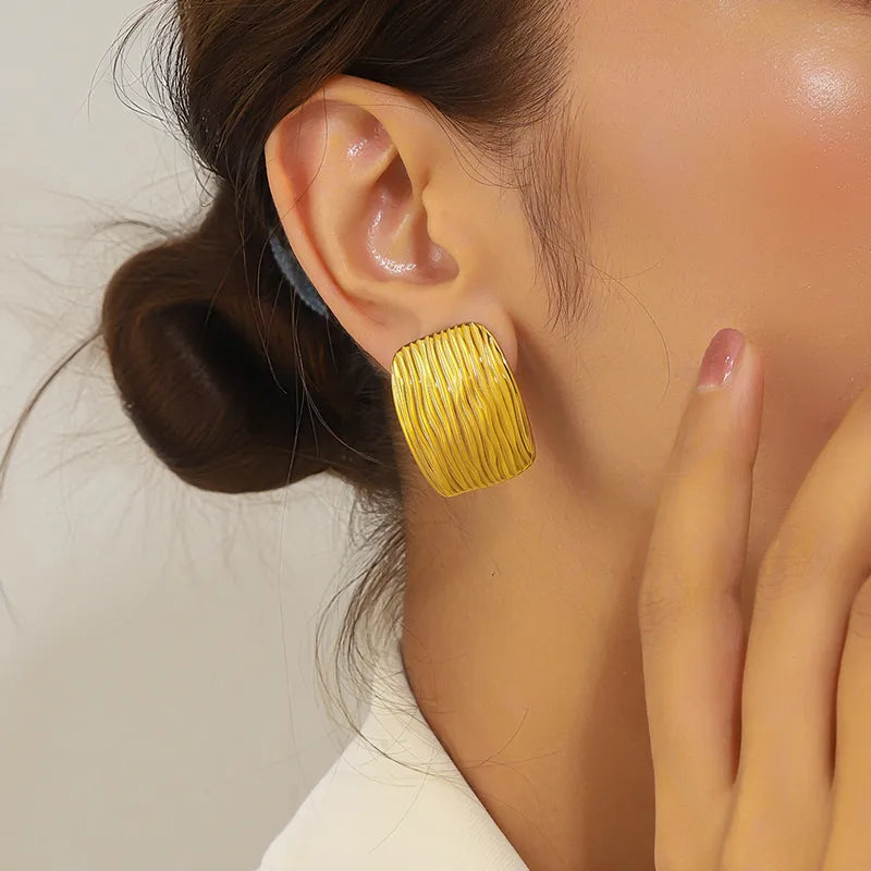 Aretes Rectangular de Clip Acero Inoxidable